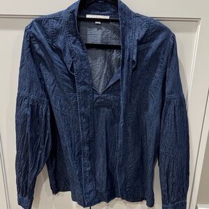 LOFT Blue Blouse